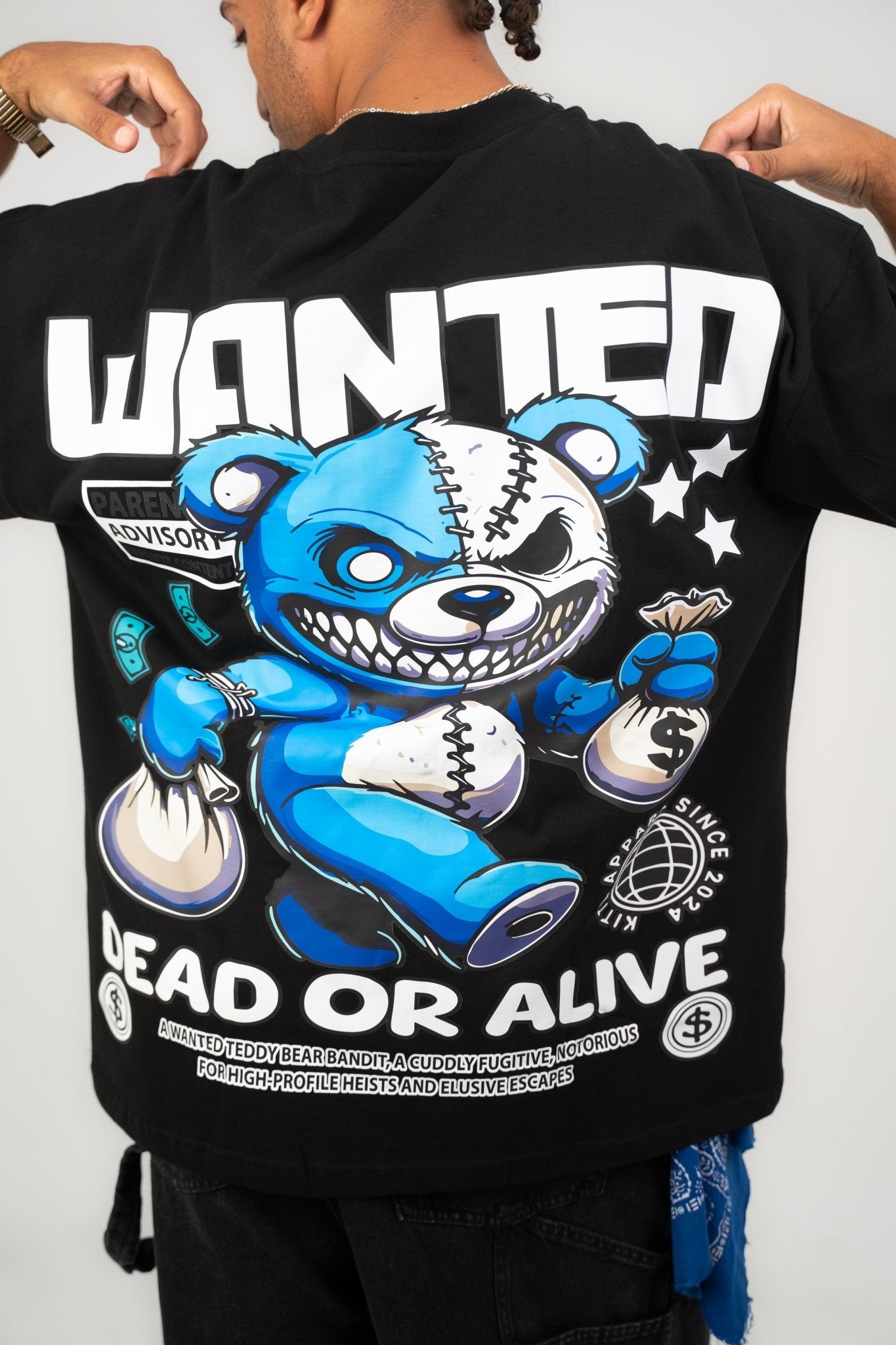 Black Tata | Oversized T-Shirt by Sash - Clothing