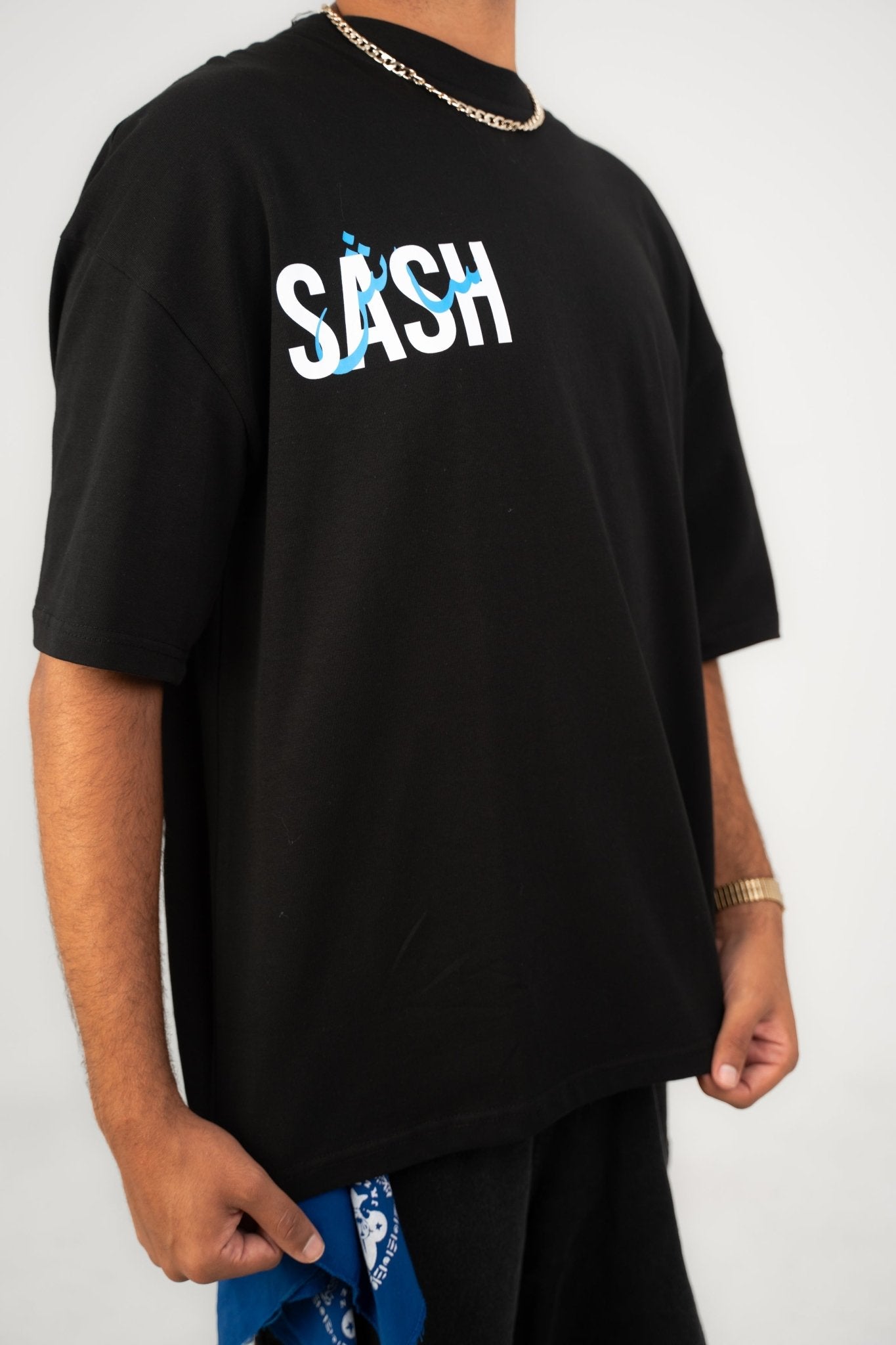 Black Tata | Oversized T-Shirt by Sash - Clothing