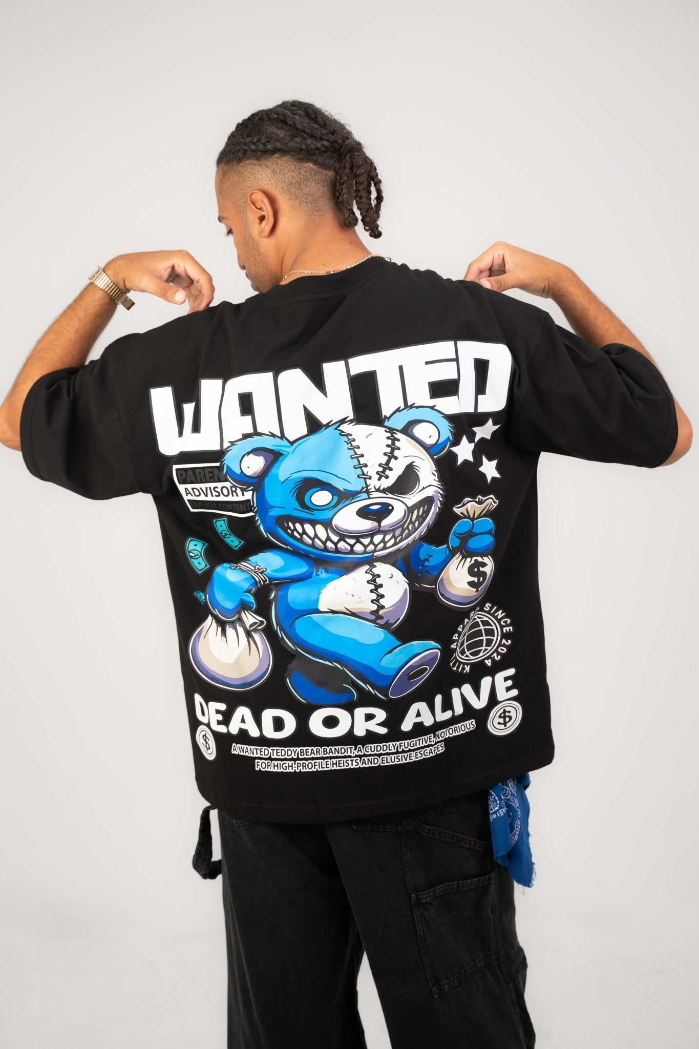 Black Tata | Oversized T-Shirt by Sash - Clothing