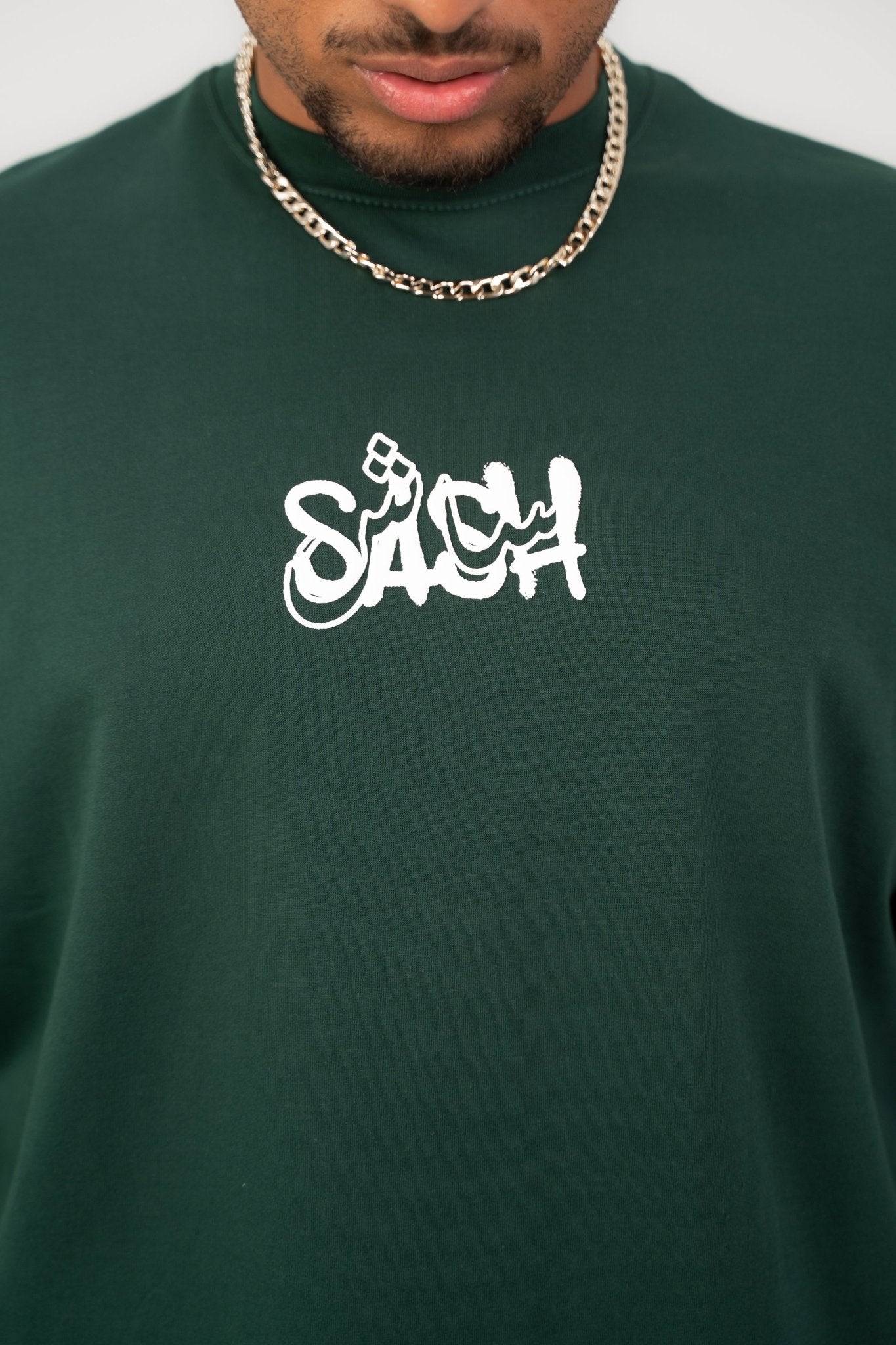 Green circle | Oversized T-Shirt by Sash - Clothing