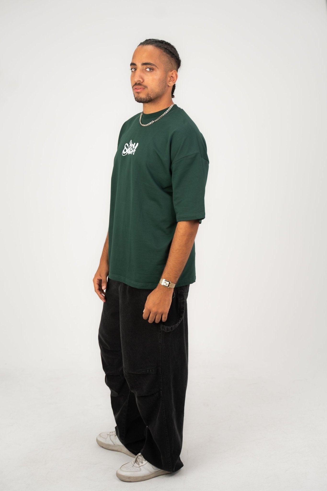 Green circle | Oversized T-Shirt by Sash - Clothing