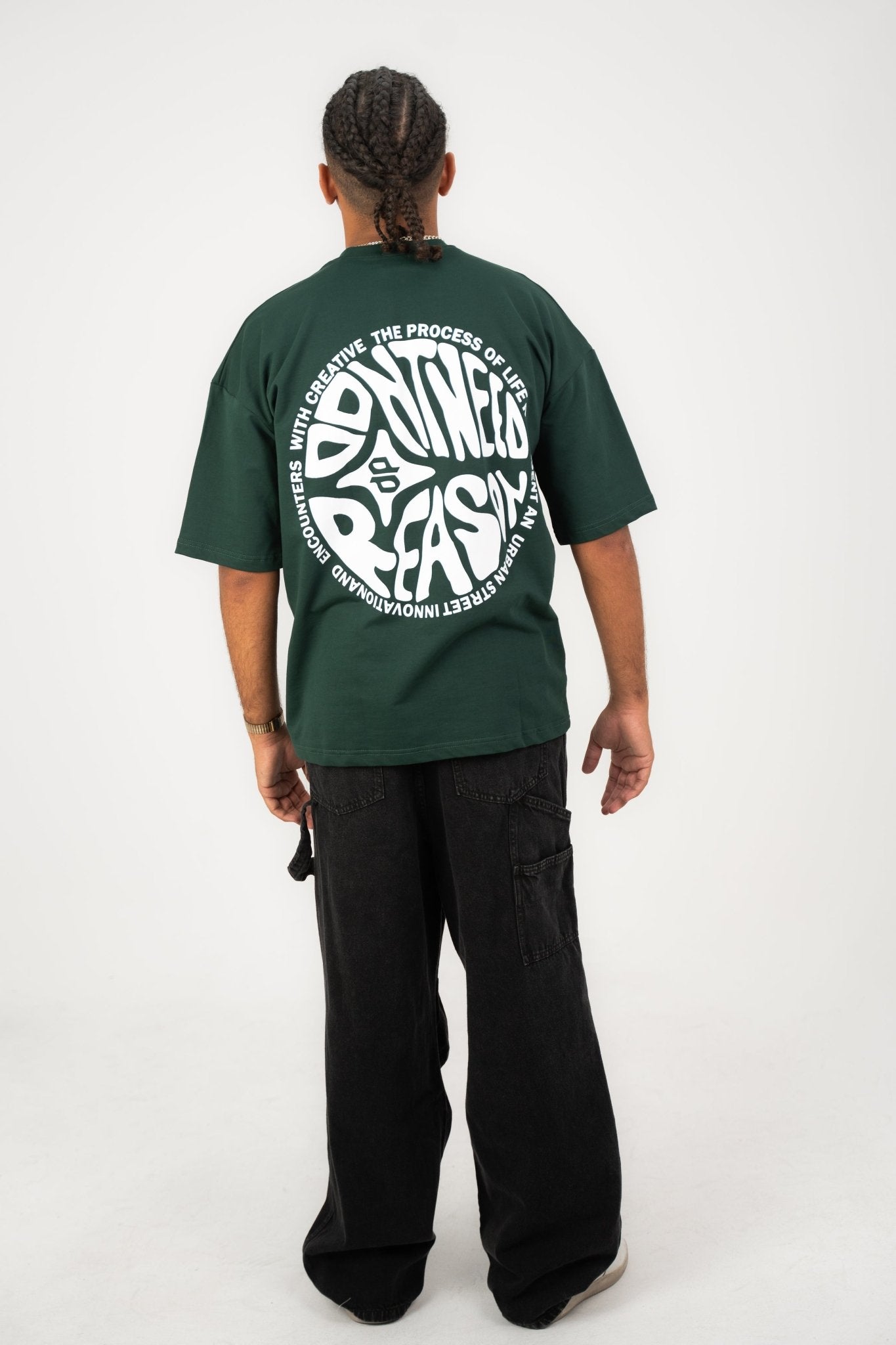 Green circle | Oversized T-Shirt by Sash - Clothing