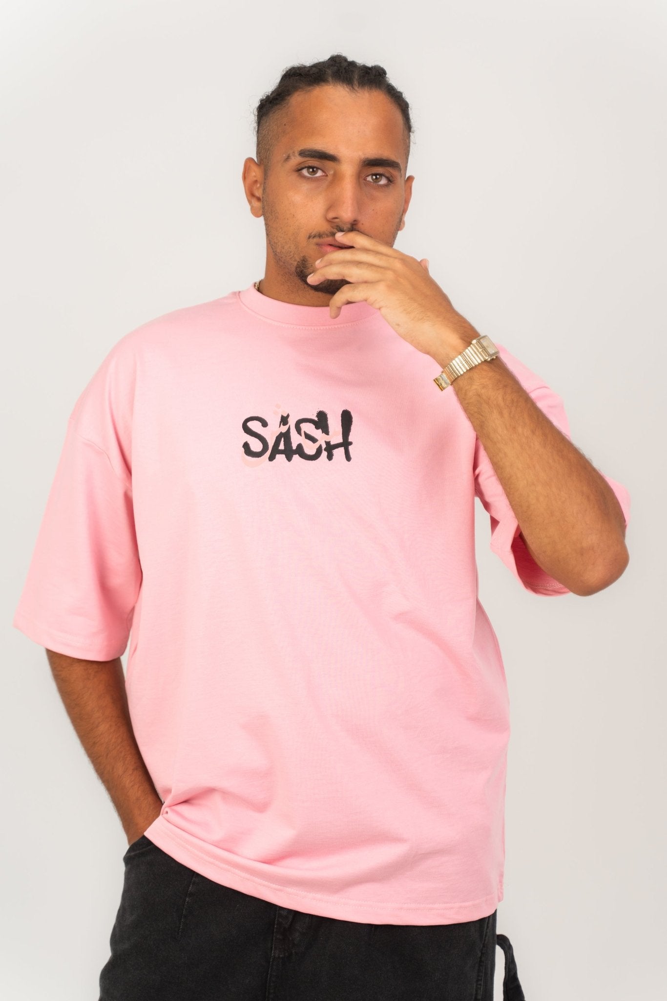 Pinky Lolyy | Oversized T-Shirt by Sash - Clothing