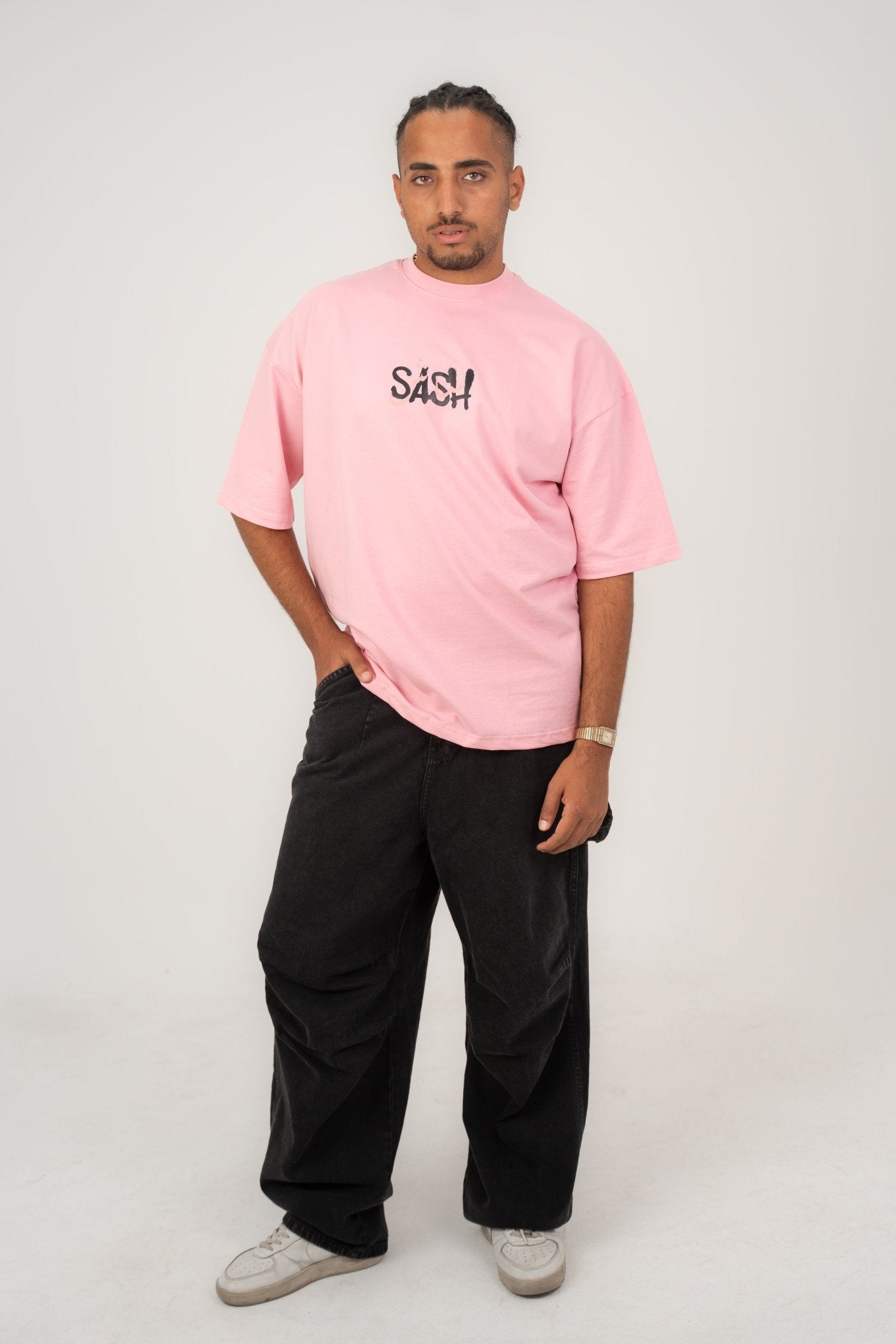 Pinky Lolyy | Oversized T-Shirt by Sash - Clothing