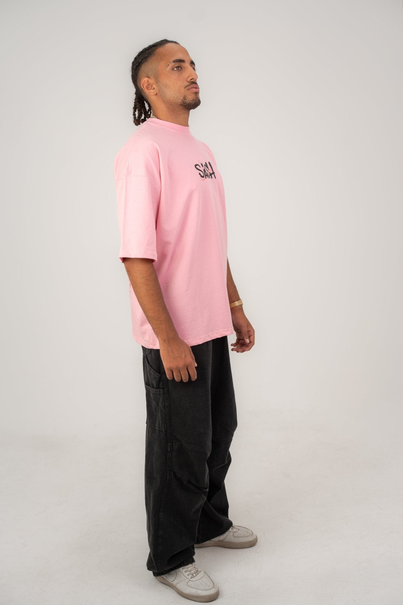 Pinky Lolyy | Oversized T-Shirt by Sash - Clothing