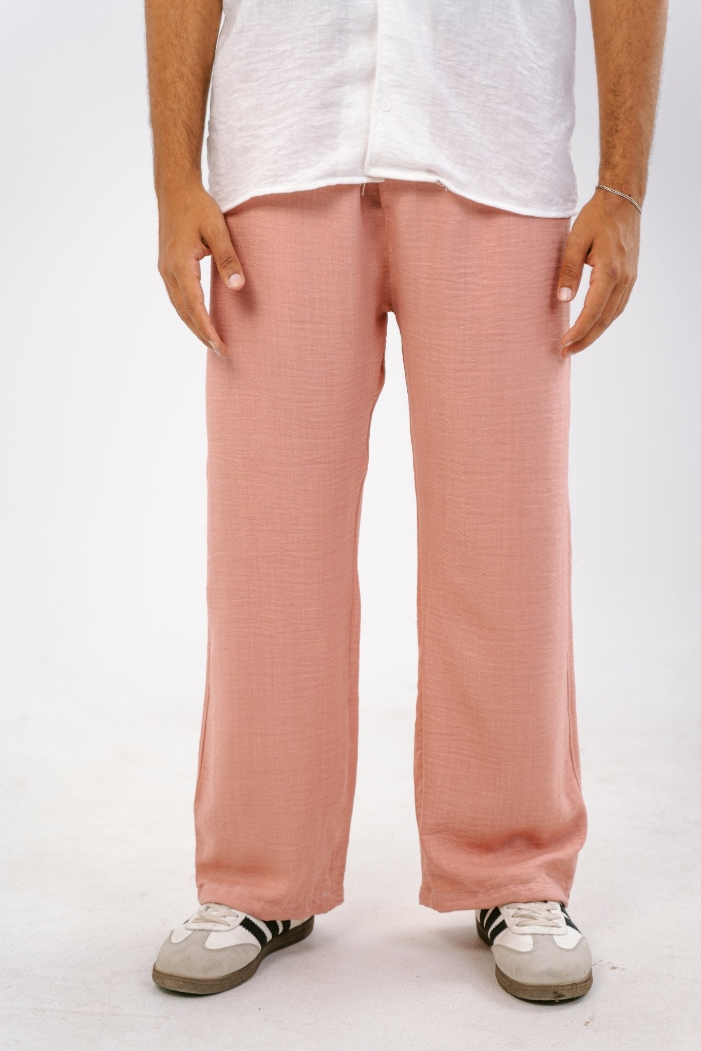 Rose Linen Pants | Linen Pants by Sash - Clothing