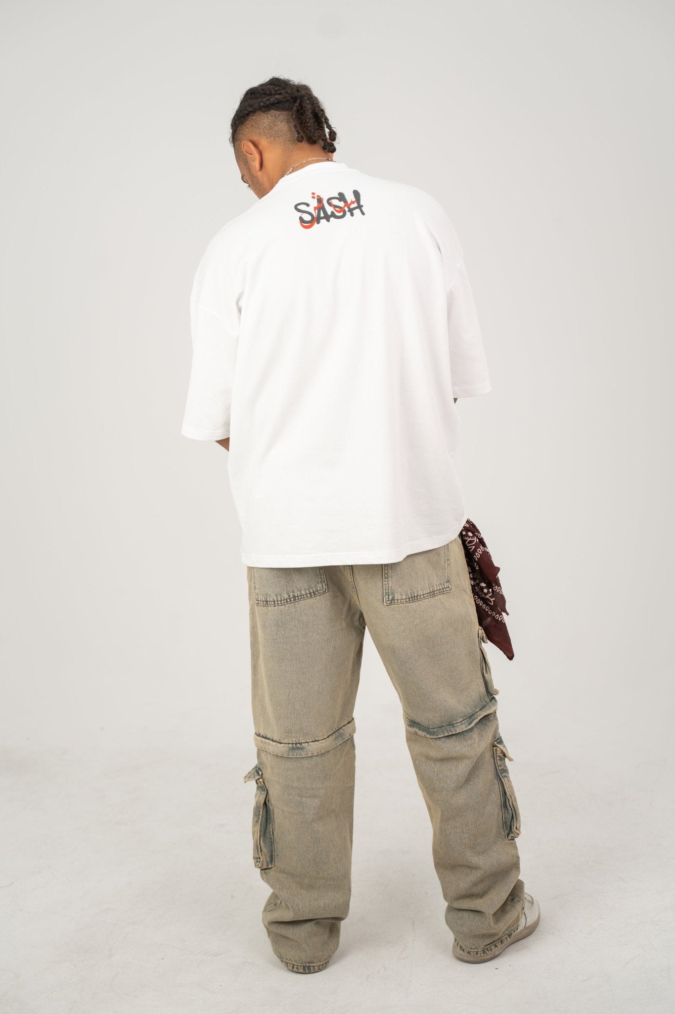 Sash white | Oversized T-Shirt by Sash - Clothing