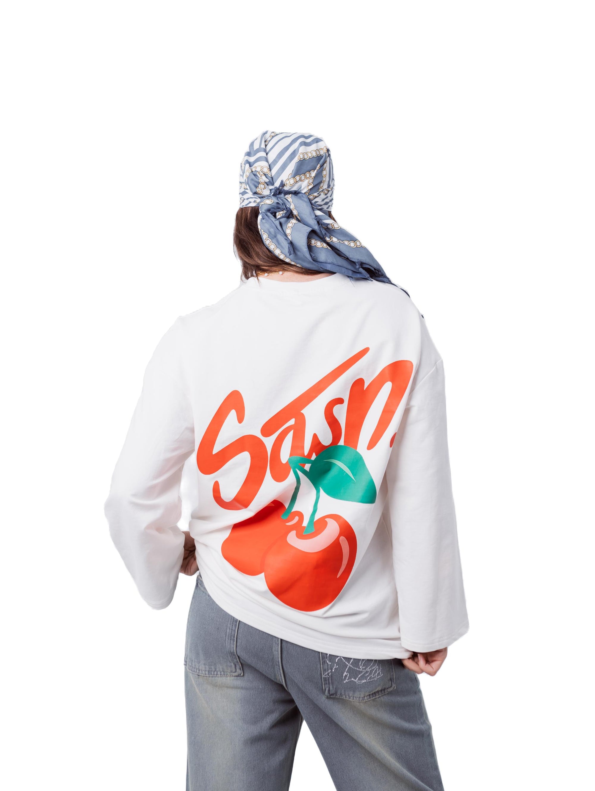 White Hijab-Style T-shirt