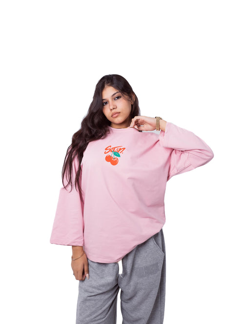 Baby Pink Hijab-Style T-shirt