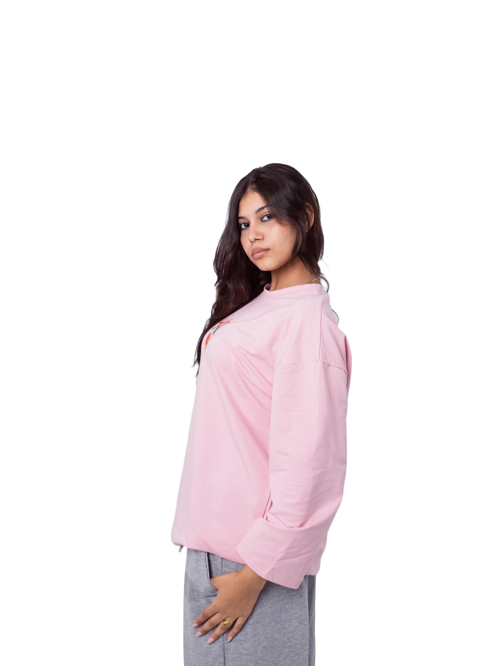 Baby Pink Hijab-Style T-shirt