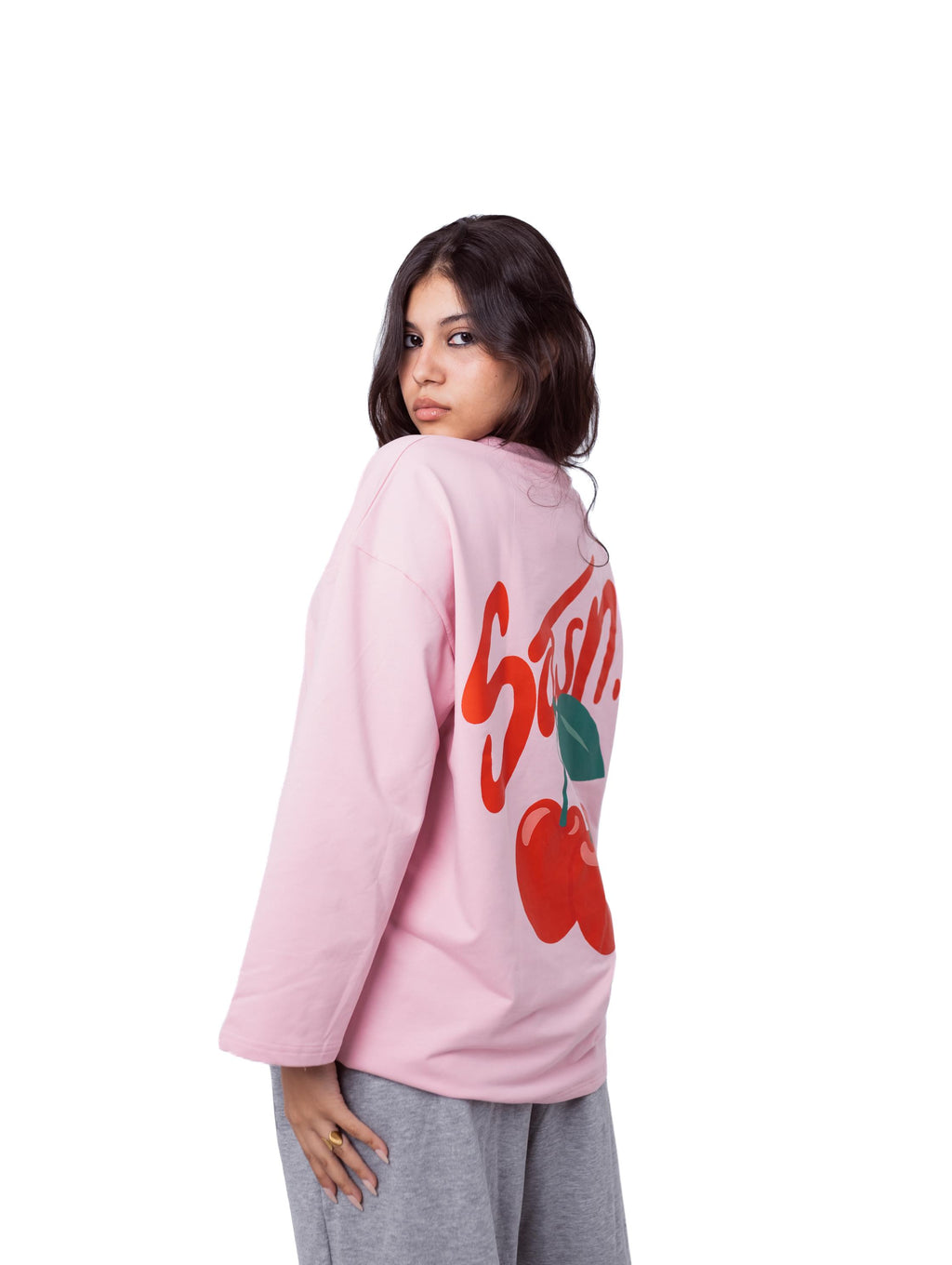 Baby Pink Hijab-Style T-shirt