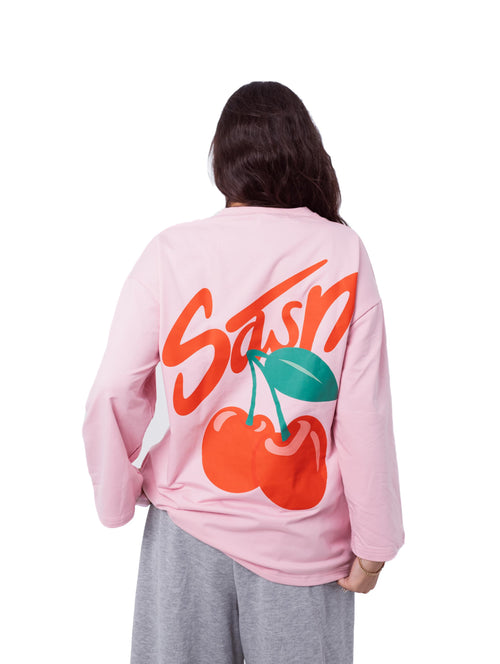Baby Pink Hijab-Style T-shirt