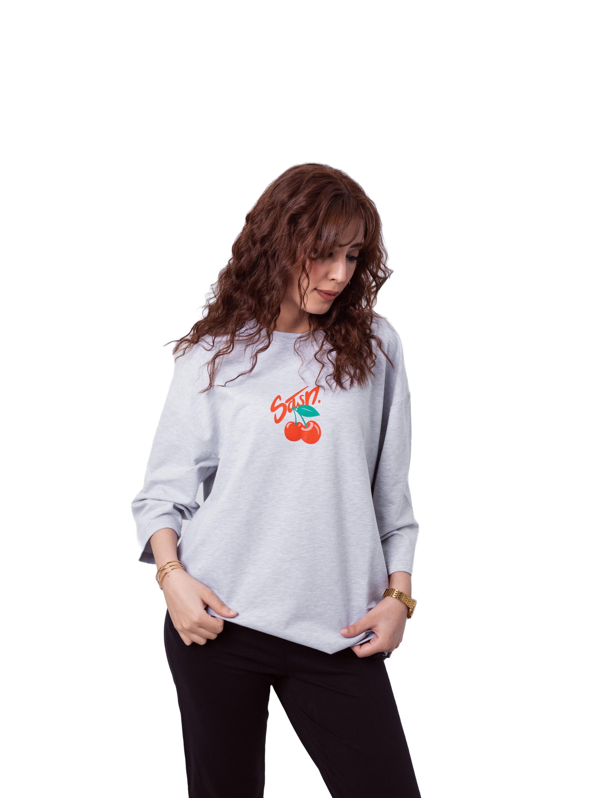 White Hijab-Style T-shirt