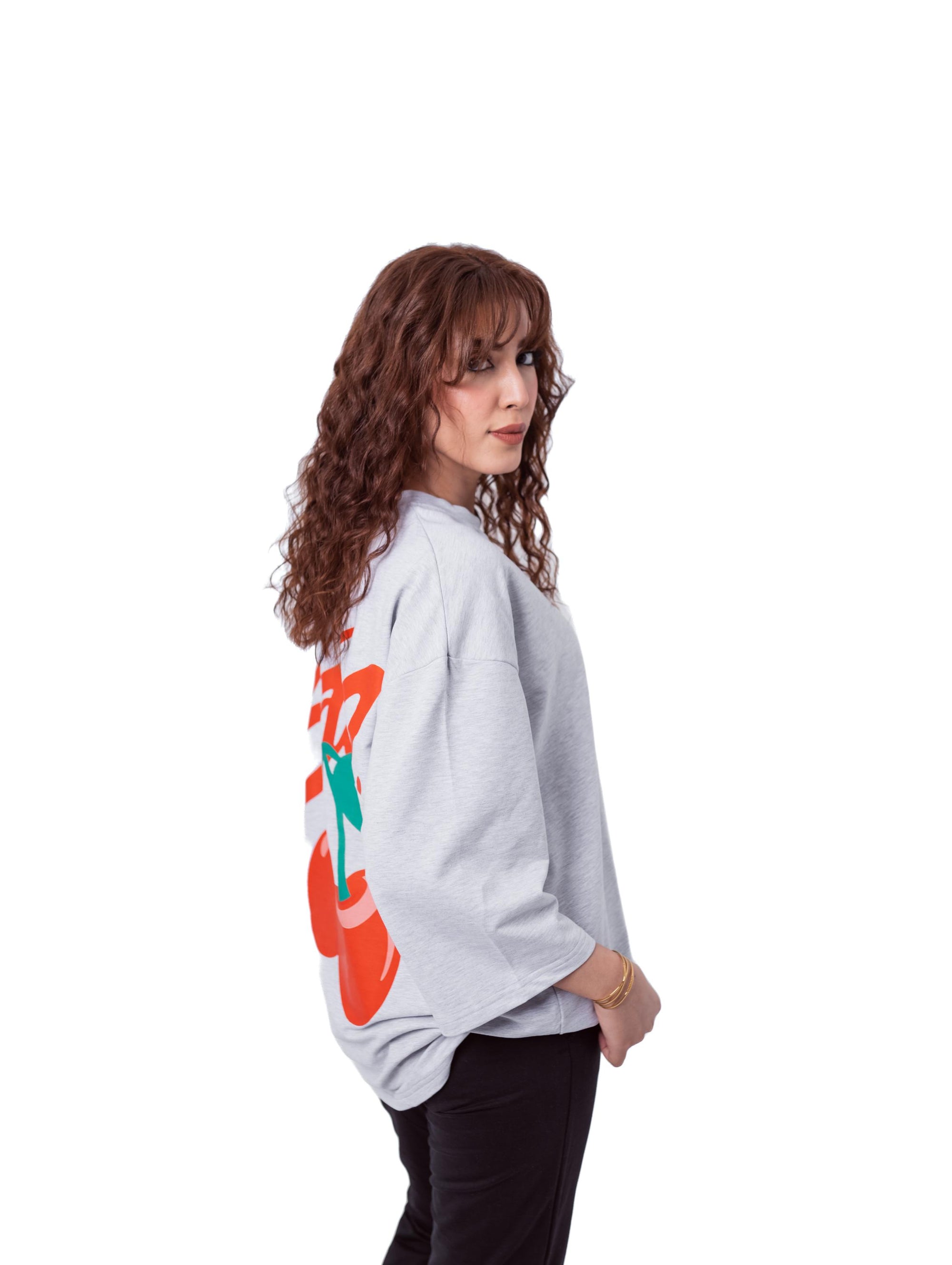 White Hijab-Style T-shirt