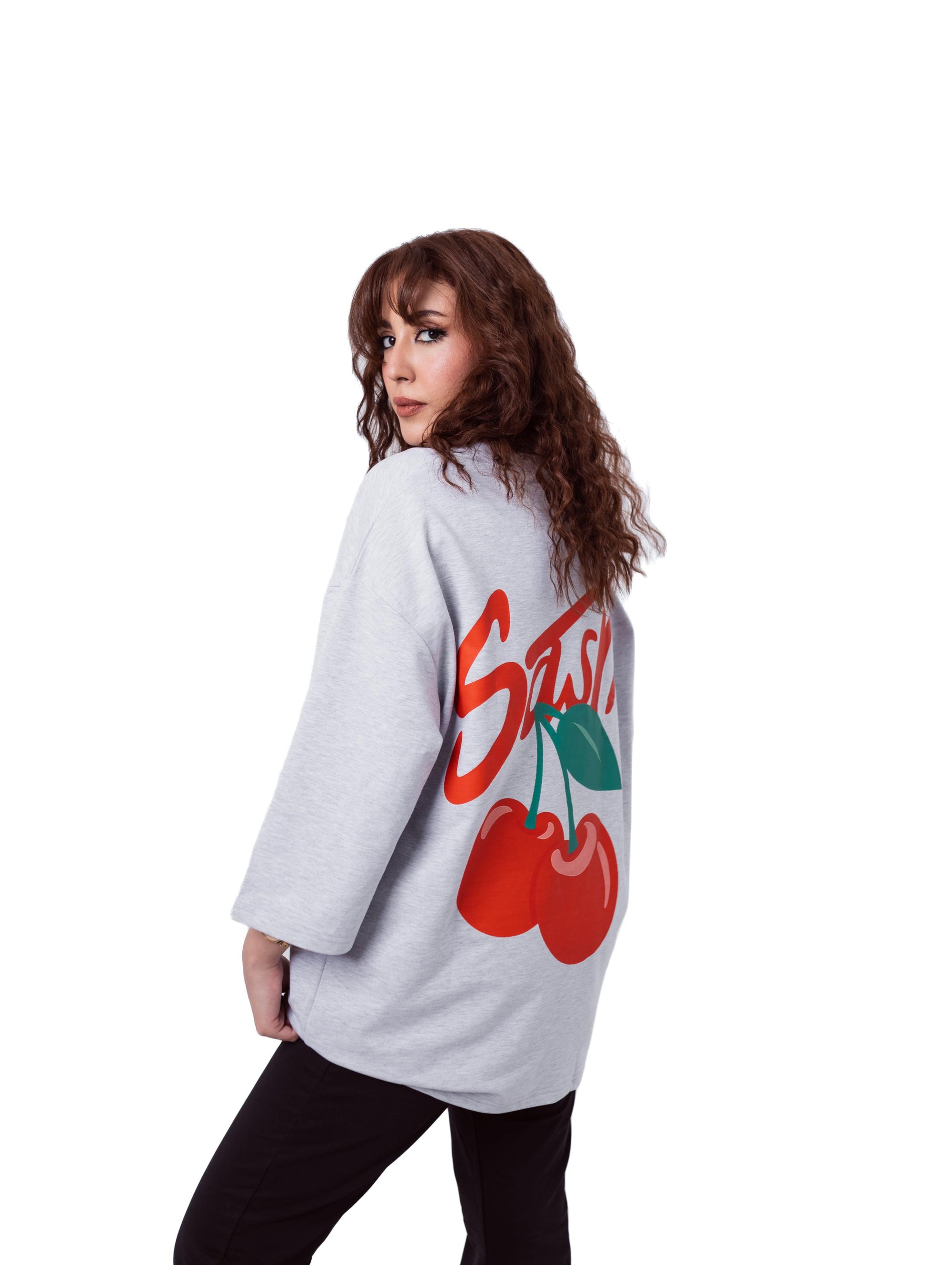 White Hijab-Style T-shirt