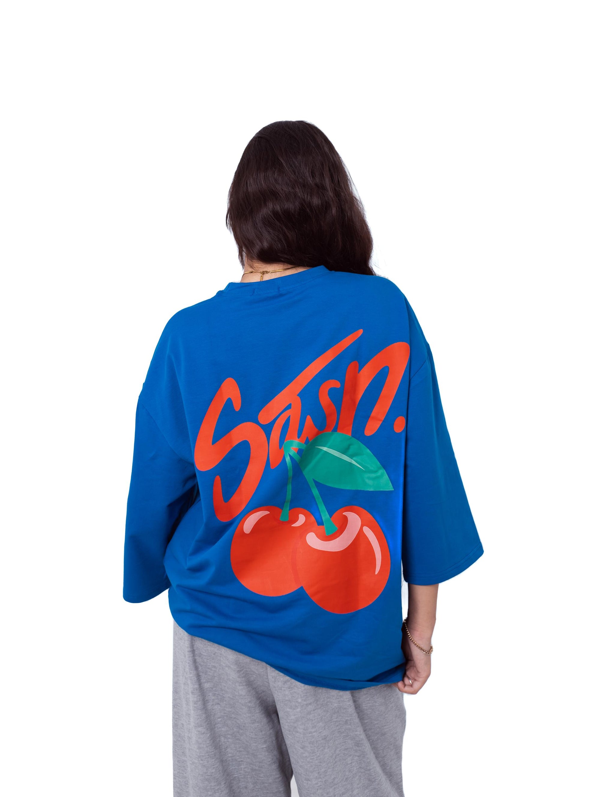 Blue Hijab-Style T-shirt