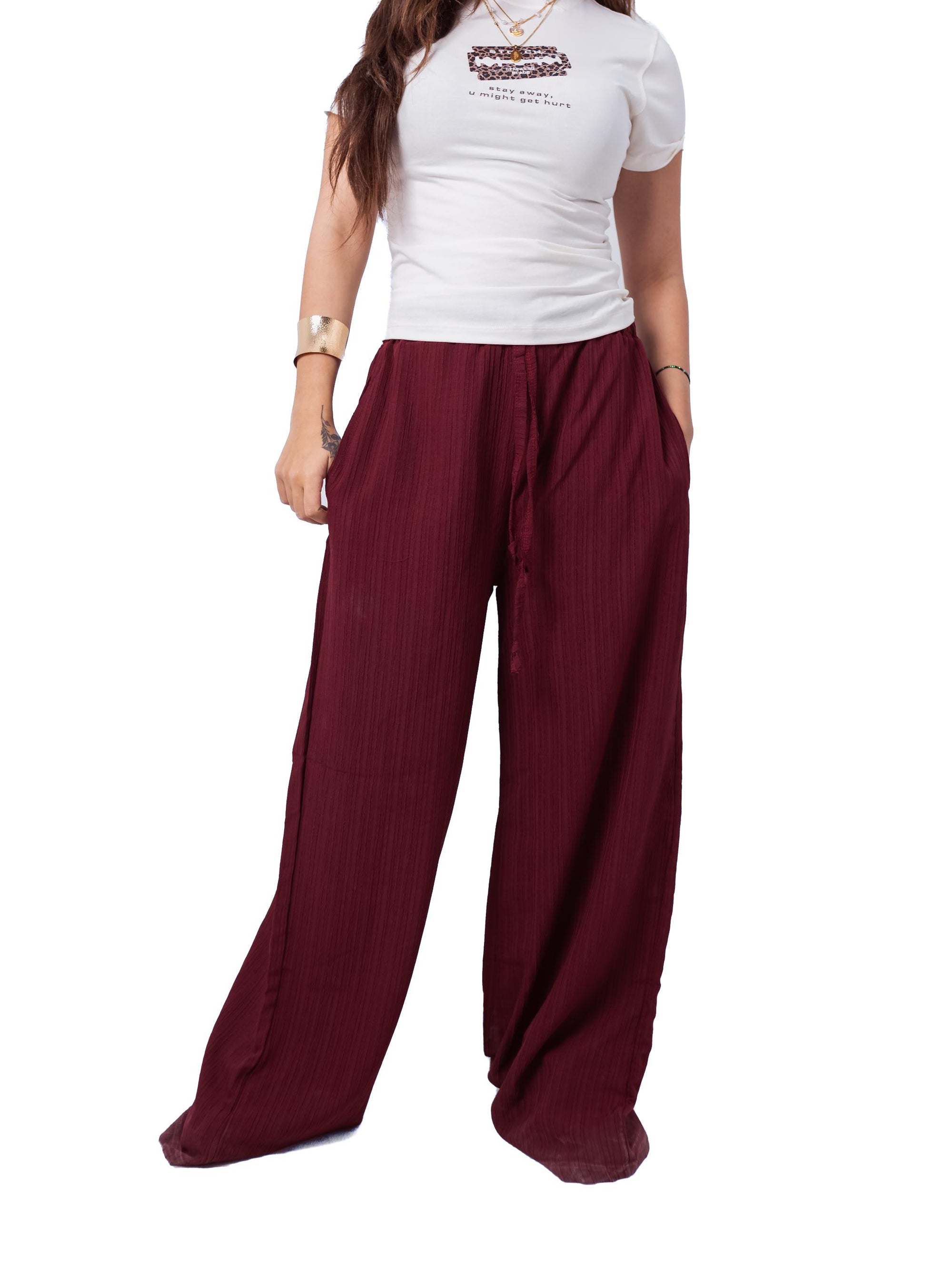 Burgundy Linen by RUSH