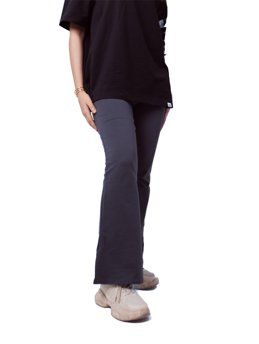Grey Charleston Pant
