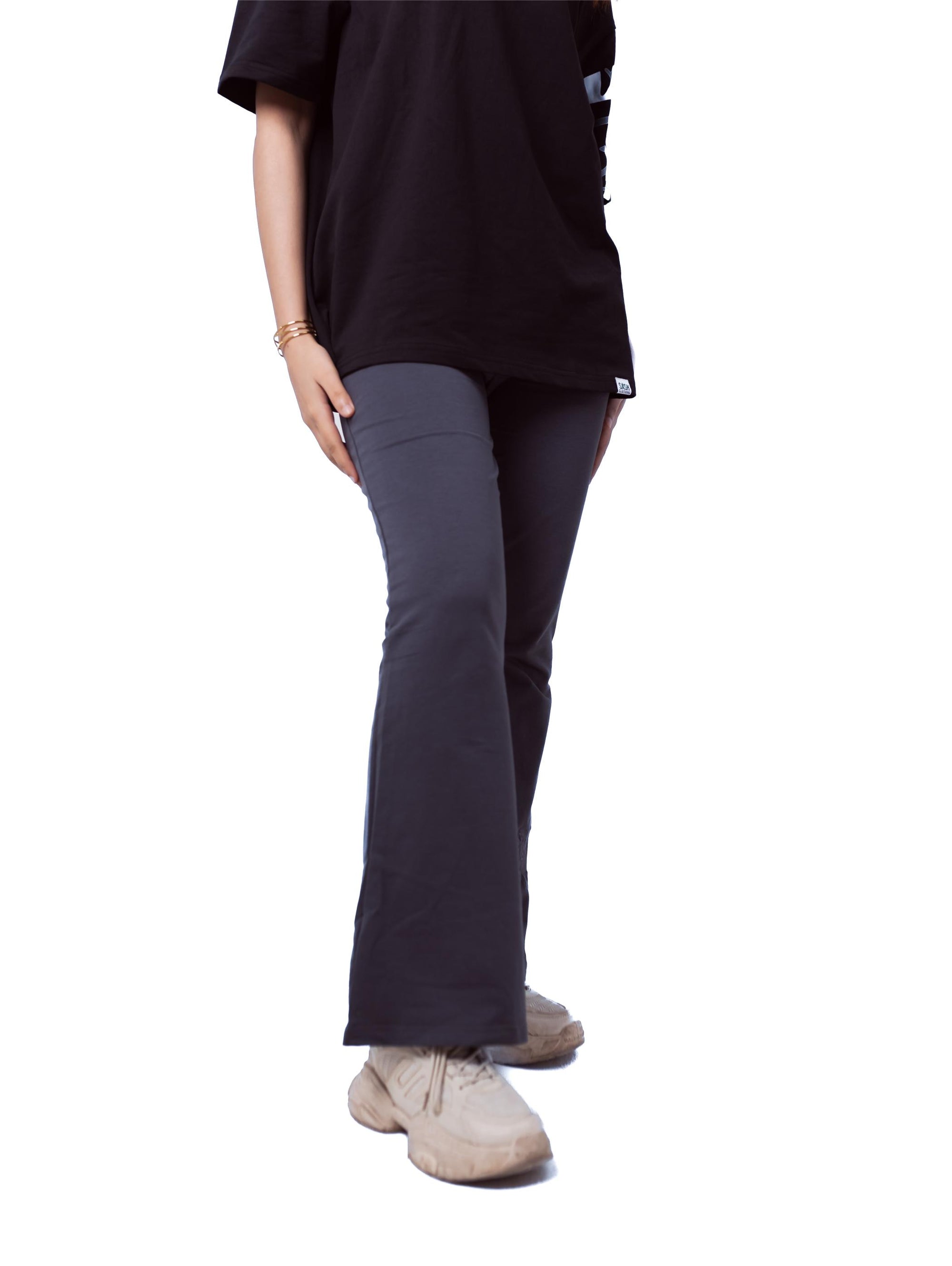 Grey Charleston Pant