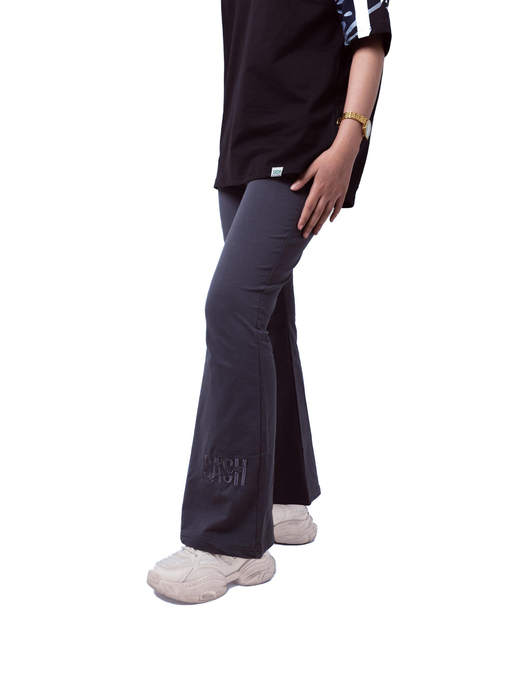 Grey Charleston Pant