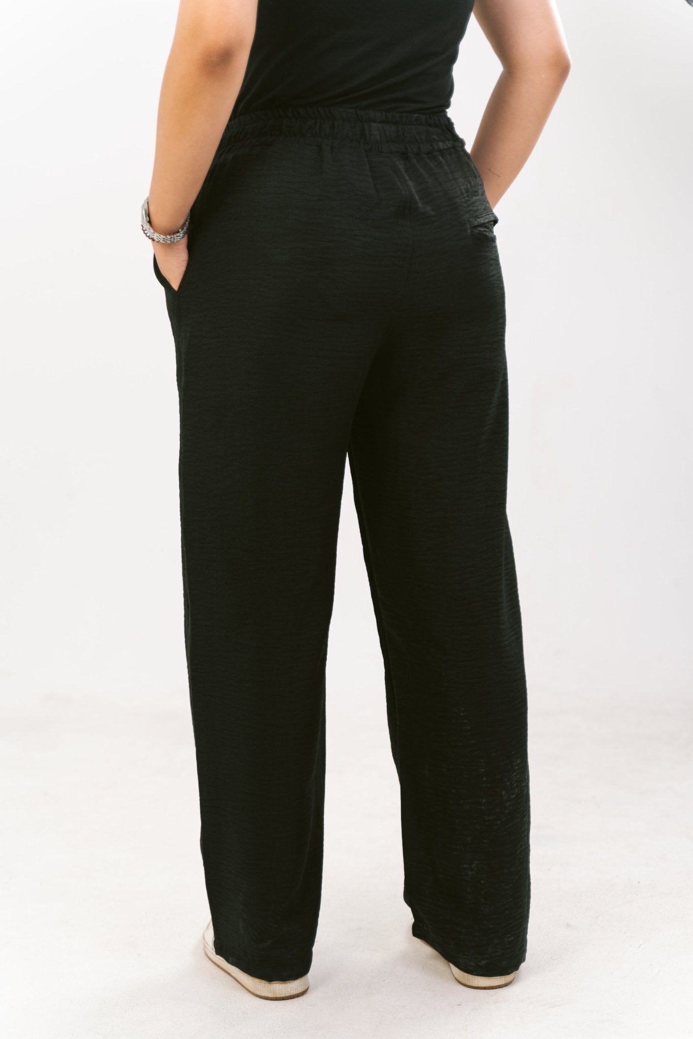 Black Linen Pants | Linen Pants by Sash - Clothing
