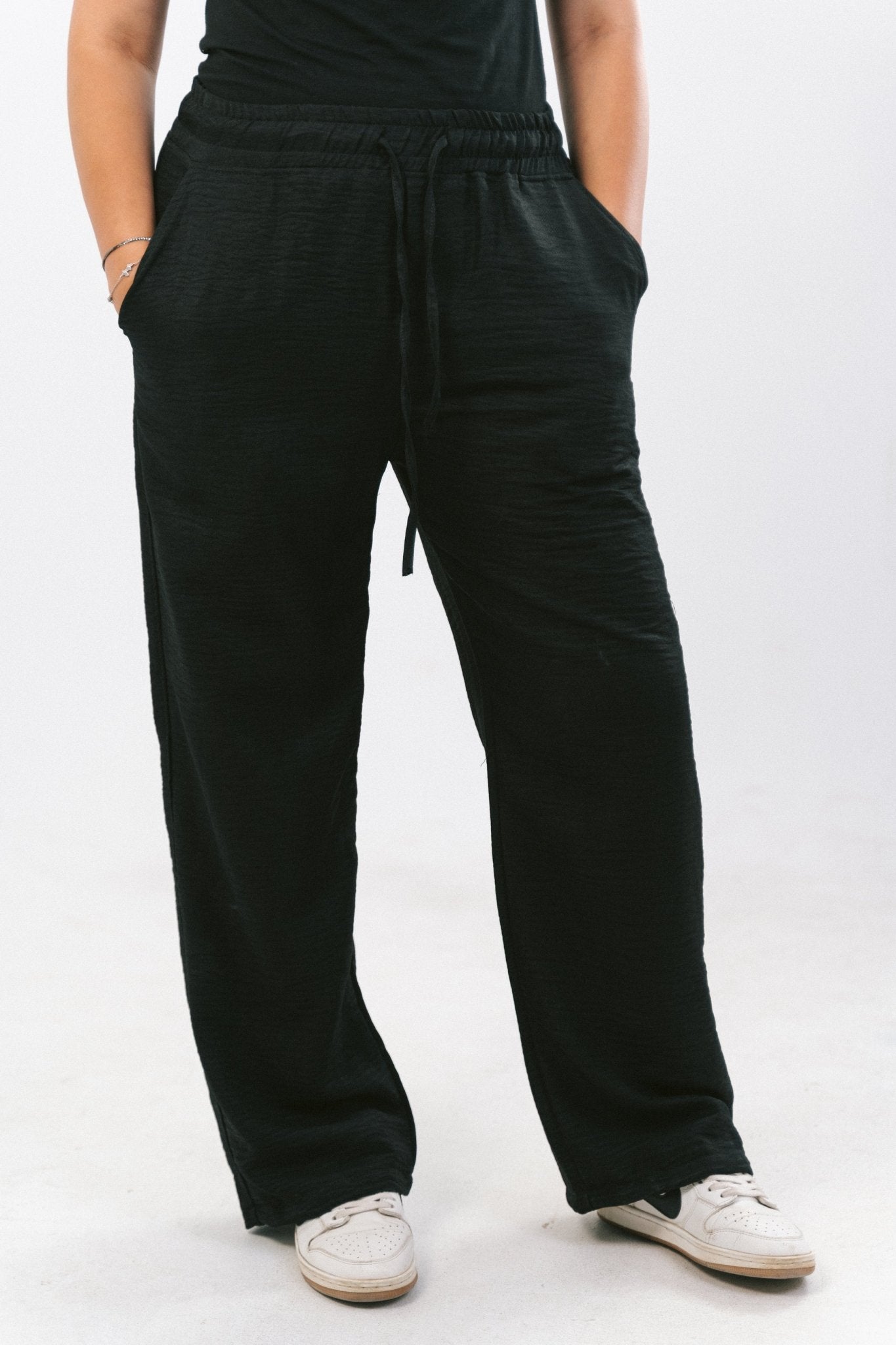 Black Linen Pants | Linen Pants by Sash - Clothing