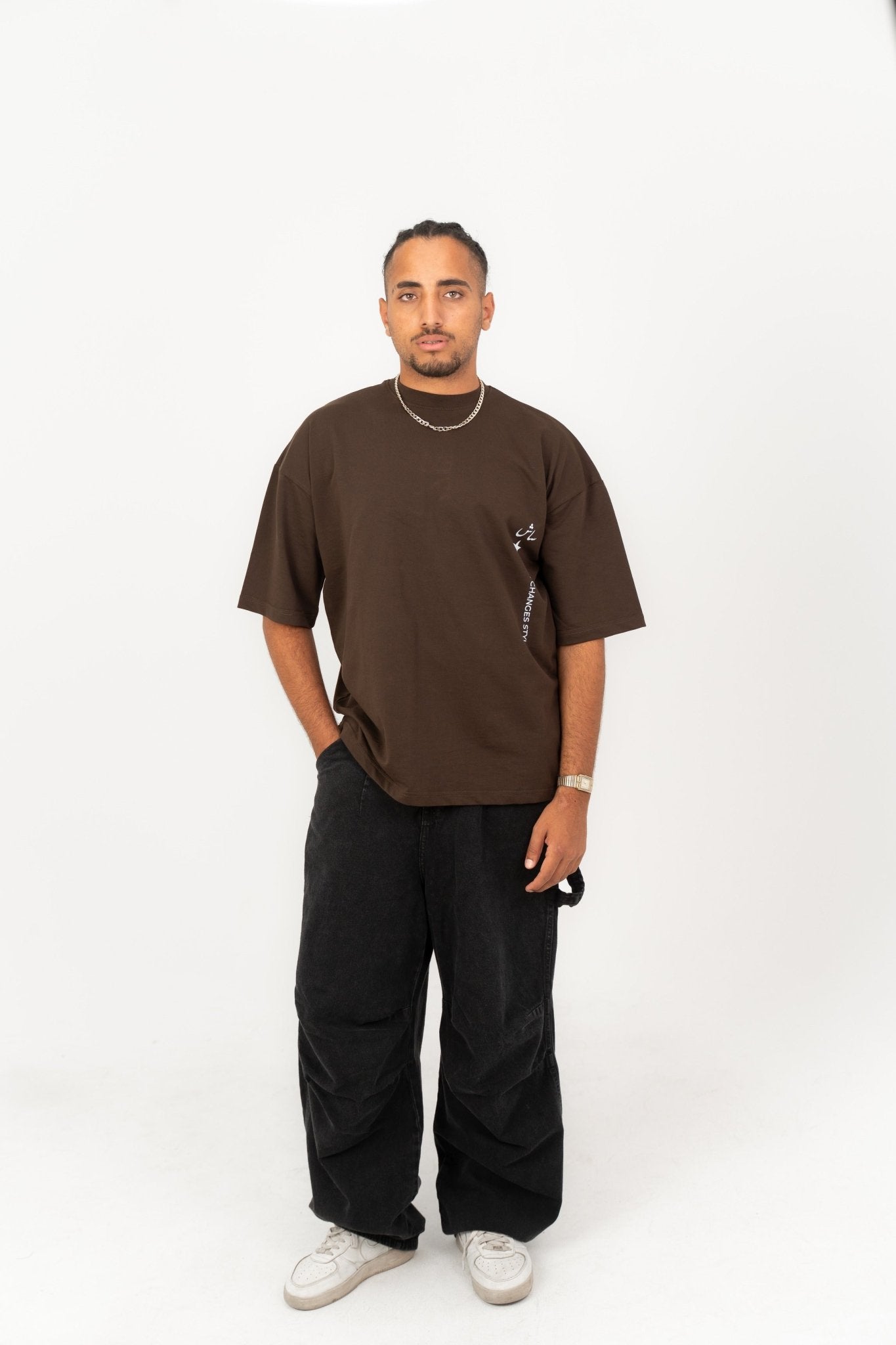 I am Sash Brown | Oversized T-Shirt by Sash - Clothing