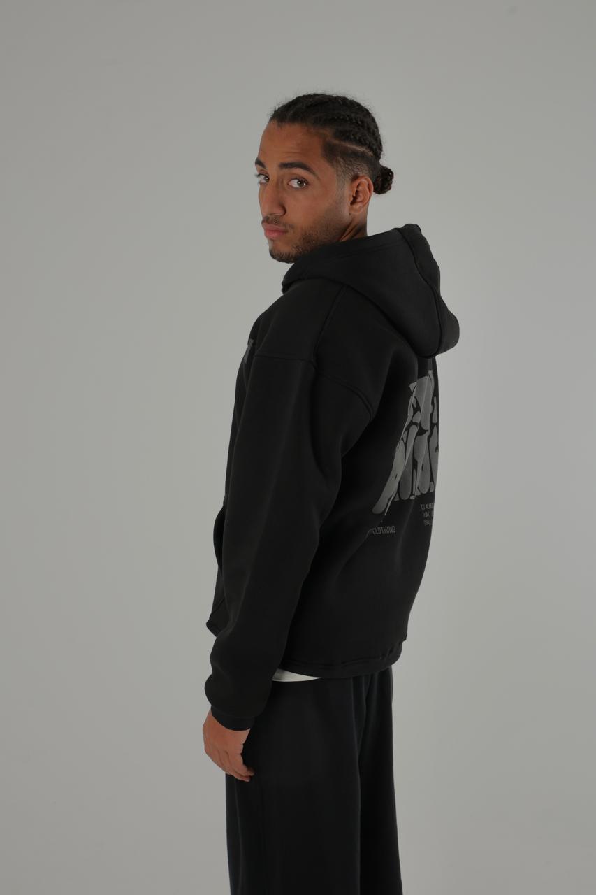 Stay Positive In Black | by Sash - Clothing