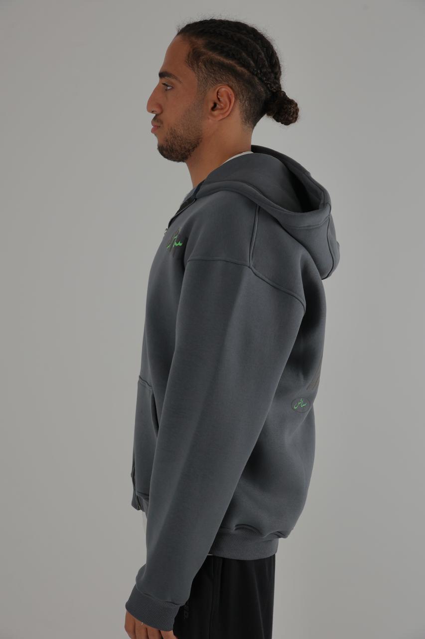 Stay Positive In Dark Grey | by Sash - Clothing