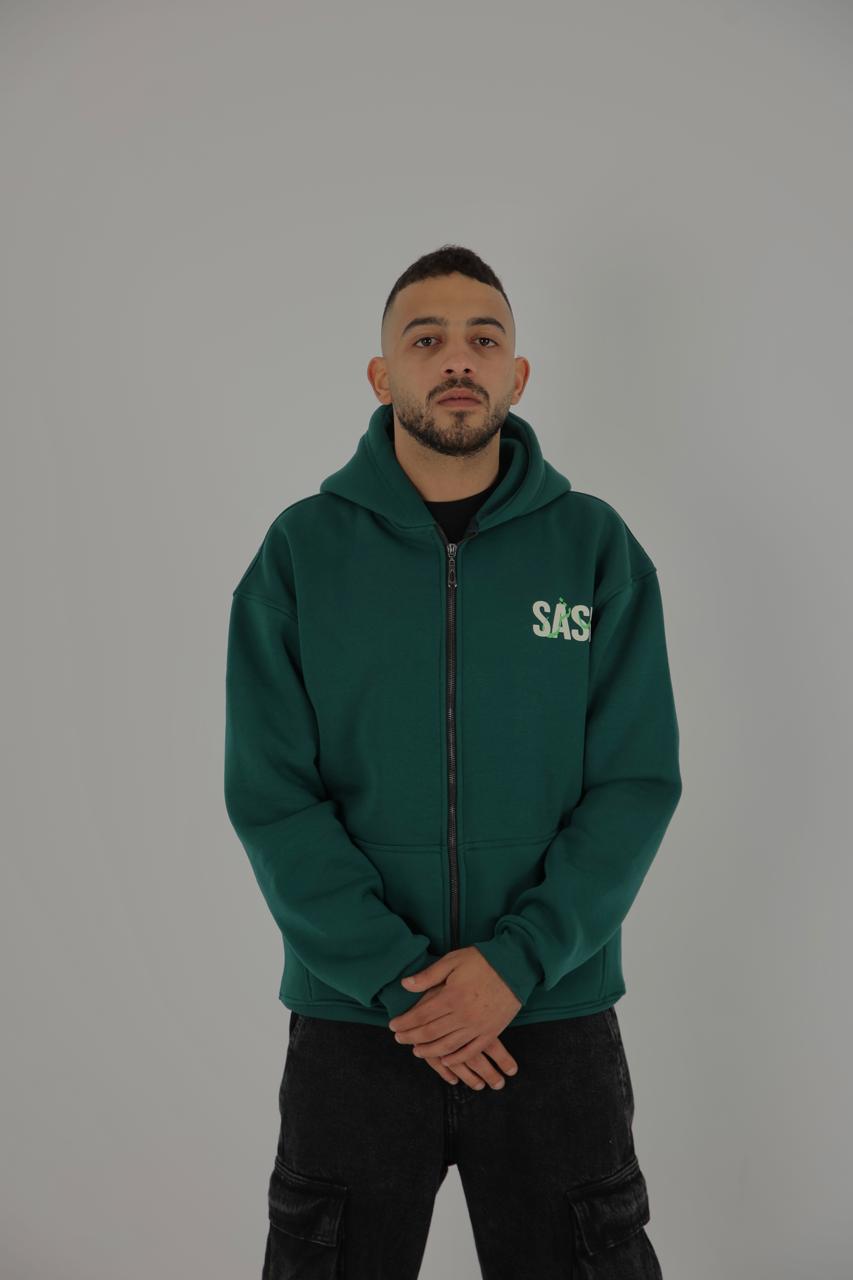 Stay Positive In Olive Green | by Sash - Clothing