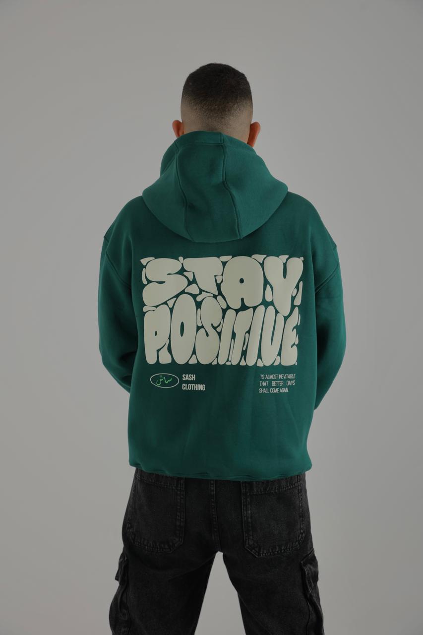 Stay Positive In Olive Green | by Sash - Clothing